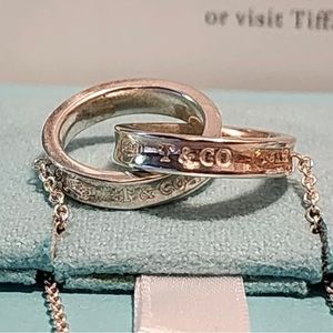 Tiffany & Co. 1837
LARGE Interlocking Circles Necklace 
RETIRED & RARE 20”